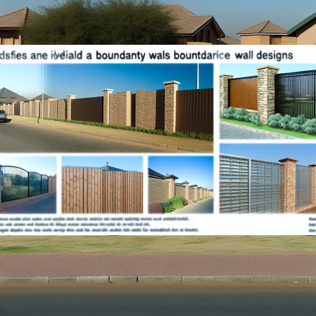 Boundary Wall Design